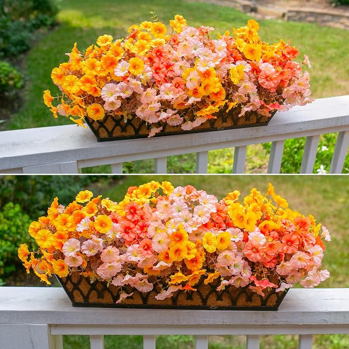 Fake Mums Fall Artificial Flowers Plants - Image 2