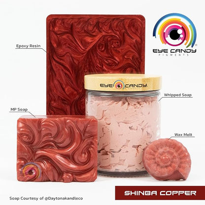 Eye Candy Pigments Premium Copper Mica Powder - Image 4