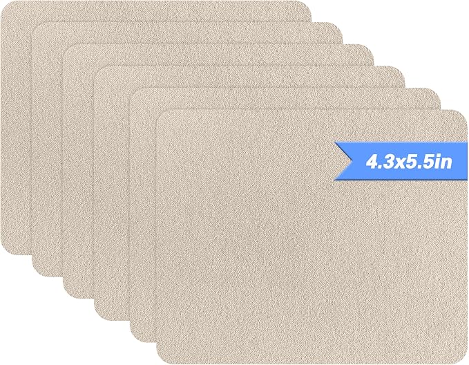 Azobur Sofa Repair Patch, 6 Piece Microfiber Patches, Self Adhesive Fabric by Azobur