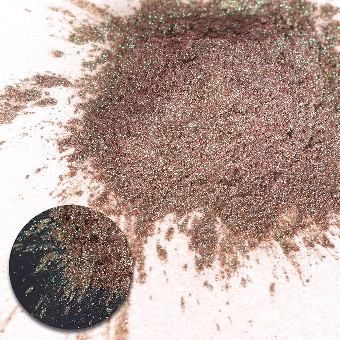 Ceya Chameleon Mica Powder, 1.8oz/ 50g Aurora Borealis Chrome Nail Powder - Image 2