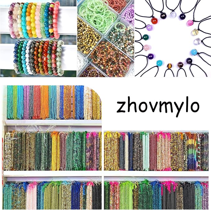 6MM Natural Turquoise Gemstone Beads Blue Stone Round Loose Beads - Image 4
