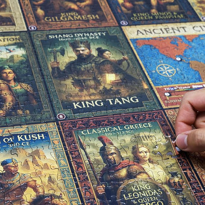 Think2Master Ancient Civilizations World History Jigsaw Puzzle 1000 Pieces - Image 2