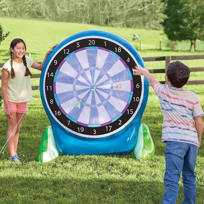 Hearthsong Jumbo 57-Inch Inflatable 2-in-1 Darts and Soccer Set - Image 4