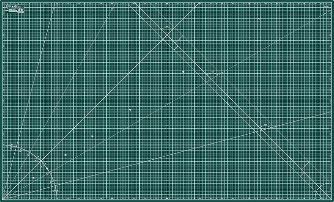 Elan Cutting Mat 36x60 Green, Extra Large Self Healing Cutting Mat 36 x 60 Inch by Elan
