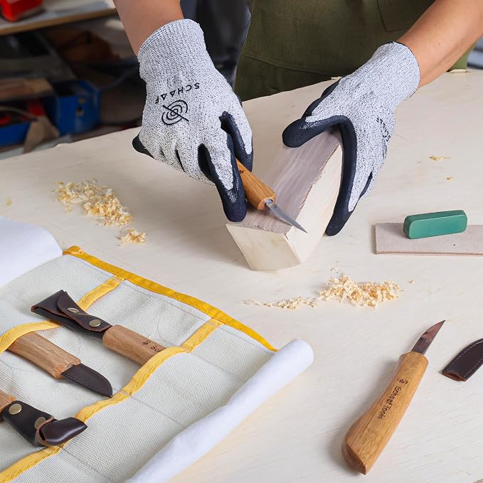 Wood Carving Kit, Deluxe 5pc Whittling Knife Set - Image 9