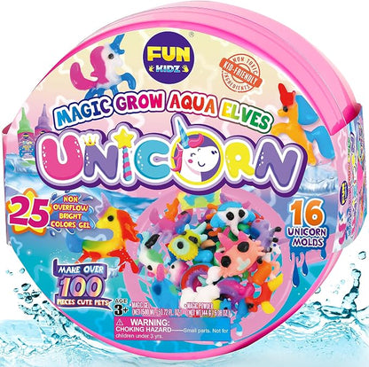Unicorn Magic Grow Aqua Elves Kit, FunKidz Magical Water Elf Toys by FUNKIDZ