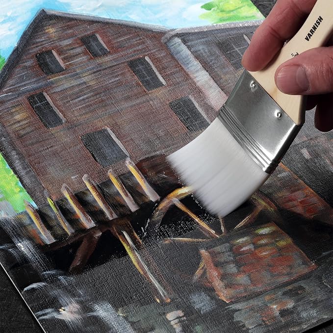 Jerry's Artarama InstaVar™ Gloss Picture Varnish & Varnish Brush Sets - Image 2