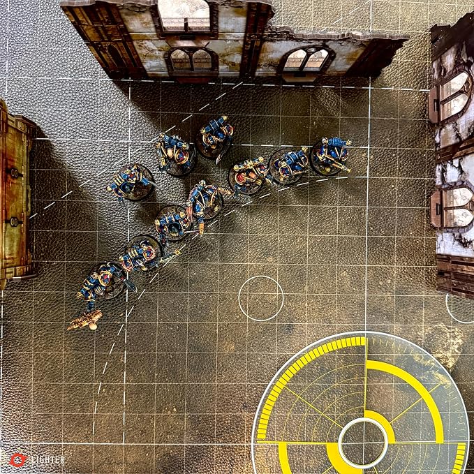 44'' x 60'' Battle Mat Gridded War-Gaming Mat - Image 7