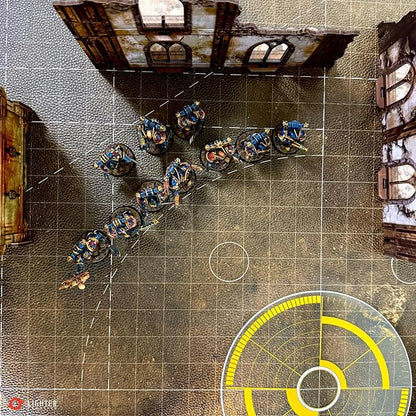 44'' x 60'' Battle Mat Gridded War-Gaming Mat - Image 7