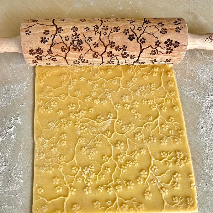 SAKURA TREE Embossing Rolling Pin - Image 2
