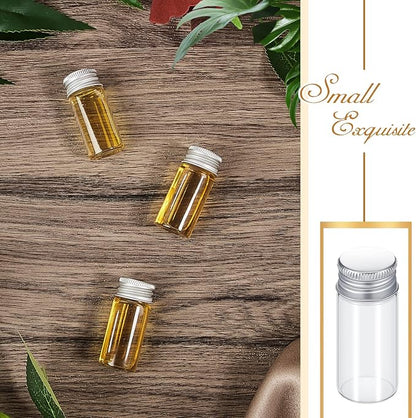 100 Pcs Small Clear Vials Spice Mini Jars - Image 7