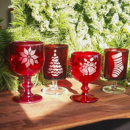 Over'N'Over Reusable Glass Etching Stencils – Durable Self-Stick Designs - Image 6