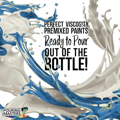 Pouring Masters Blue/Gold Iridescent Special Effects Acrylic Pouring Paint - Image 2