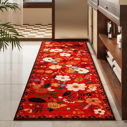 Rugcomf Runners for Hallways Kitchen Runner Rug Non Slip 2'x 10' Long Washable - Image 7