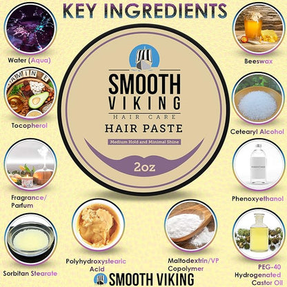 Smooth Viking Hair Paste for Men - Image 2