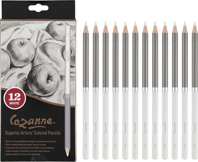 Creative Mark Cezanne Premium Colored Pencils Black Set of 12 by Cezanne