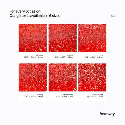 Hemway Polyurethane & Epoxy Resin Glitter 100g / 3.5oz Metallic Crystal Flake - Image 3