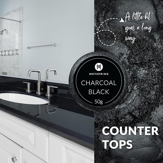 MEYSPRING Charcoal Black Mica Powder - Image 6
