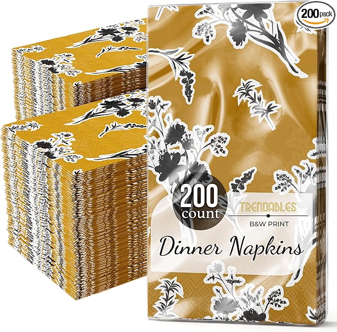 Trendables Floral Napkins for decoupage 200 Pcs 3 Ply floral paper napkins by Trendables