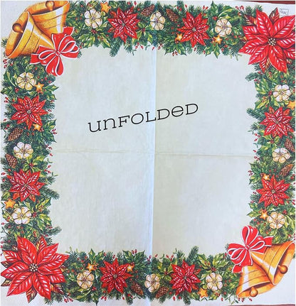 20-ct 13x13 Christmas Paper Decoupage Napkins, 3-Ply Servilletas Tissue Napkin - Image 6