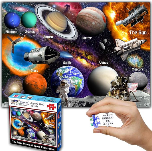 Think2Master Solar System & Space Exploration 1000 Pieces Jigsaw Puzzle by Think2Master