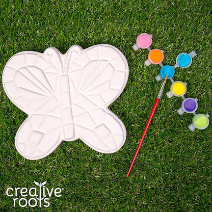 Creative Roots Mosaic Butterfly Stepping Stone Kit, Includes 7-Inch Ceramic - Image 2