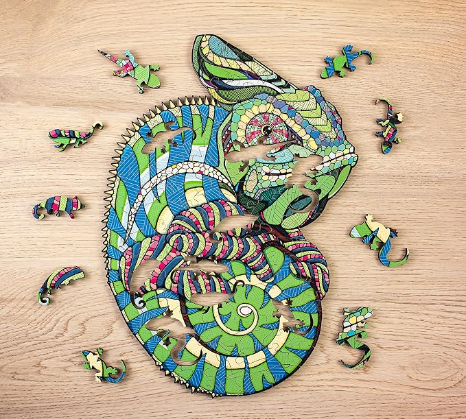 Chameleon S Wooden Puzzle - Image 2