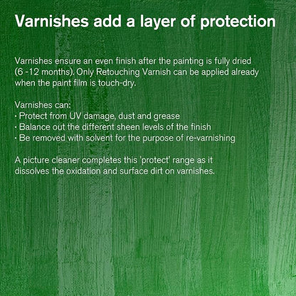 Winsor & Newton Professional Artists' Satin Varnish, 500ml Bottle - Image 4