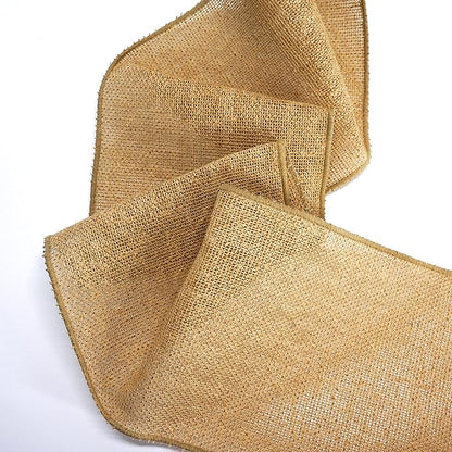 CT CRAFT LLC Burlap Fabric Wired Ribbon 6" x 10 Yards Natural Color - Image 4