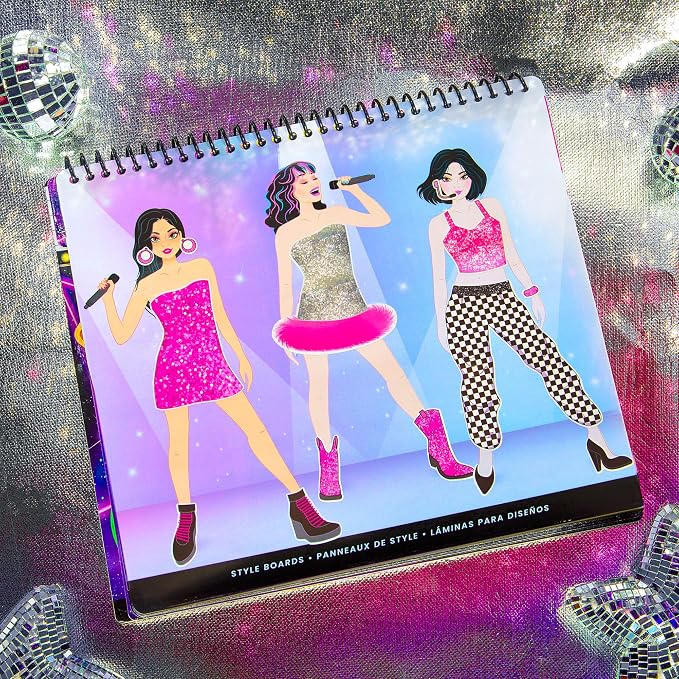 Fashion Angels Live! in Concert Sticker Stylist Fashion Set, Includes Concert - Image 5
