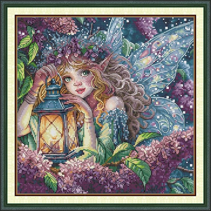 Threadhaven Cross-Stitch Kit 14CT Aida Counted Embroidery Complete Set by Unknown