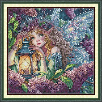 Threadhaven Cross-Stitch Kit 14CT Aida Counted Embroidery Complete Set by Unknown