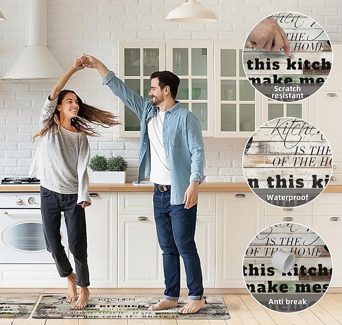 weesire Kitchen Mats for Floor Anti Fatigue Mats for Kitchen Floor Kitchen Rugs - Image 7