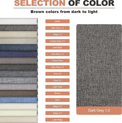 KING MOUNTAIN Coarse Linen Repair Patches, Self-Adhesive, 12x40 Inch, Dark Grey - Image 4