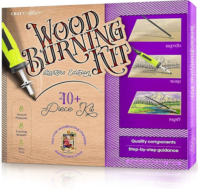 Craft Culture Beginners Wood Burning Kit by Craft+Culture