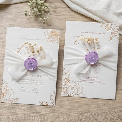 PONATIA Lilac Wax Seal Stickers - Image 6