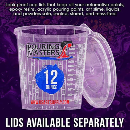 Pouring Masters 12 Ounce Graduated Plastic Mixing Cups - Image 5