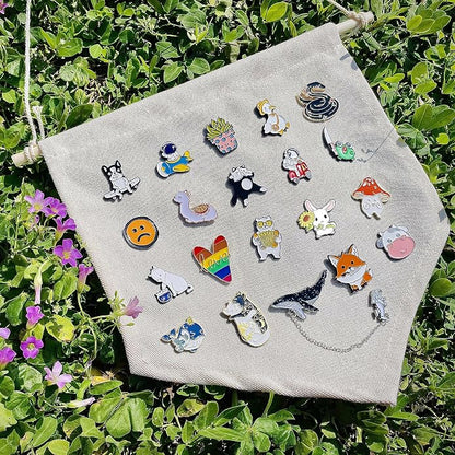 20/40/50 Pcs Cute Enamel Backpack Pins, Funny Anime Enamel Lapel Pins Bulk Set - Image 5